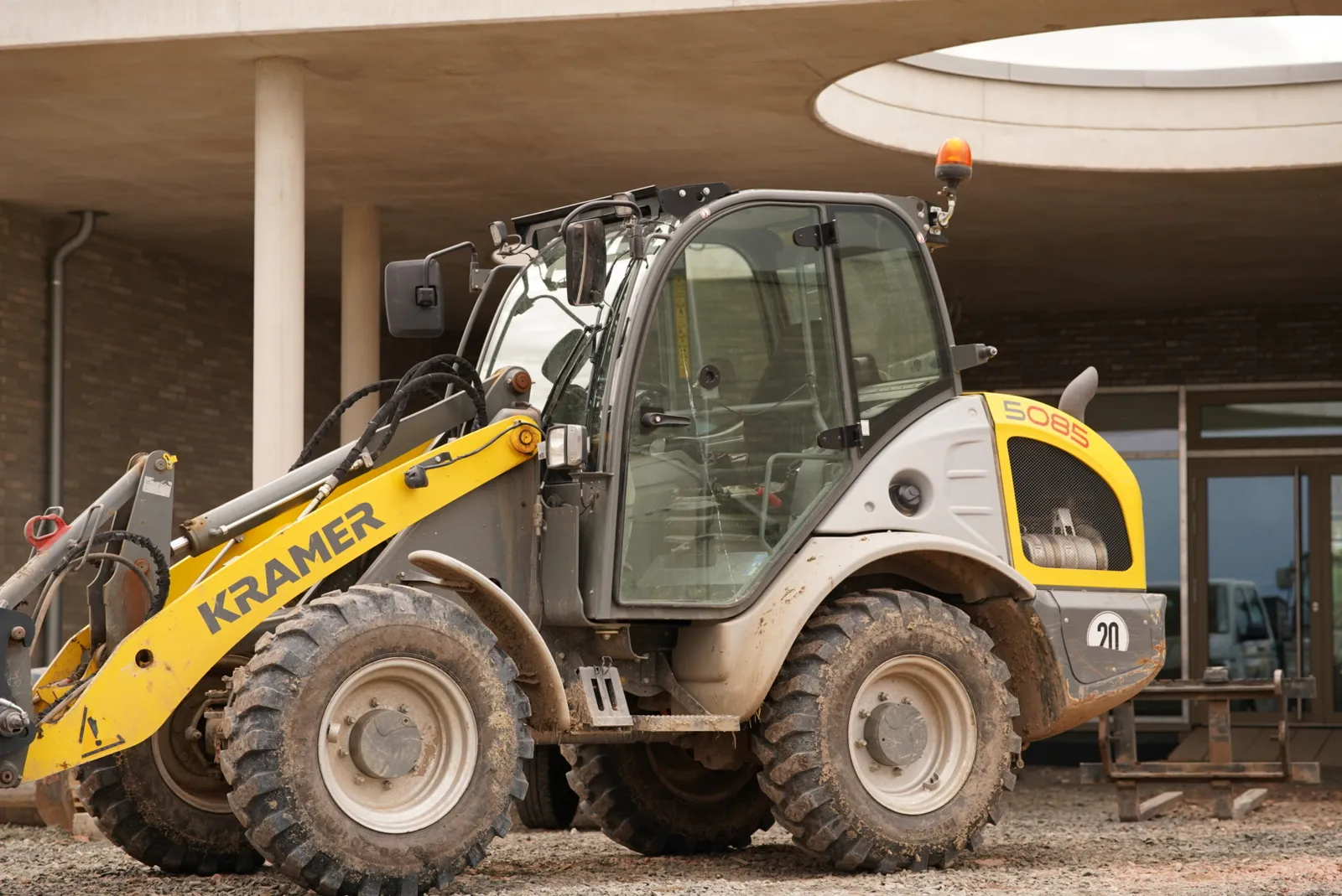 Kramer Radlader im Fuhrpark von Ecker Galabau